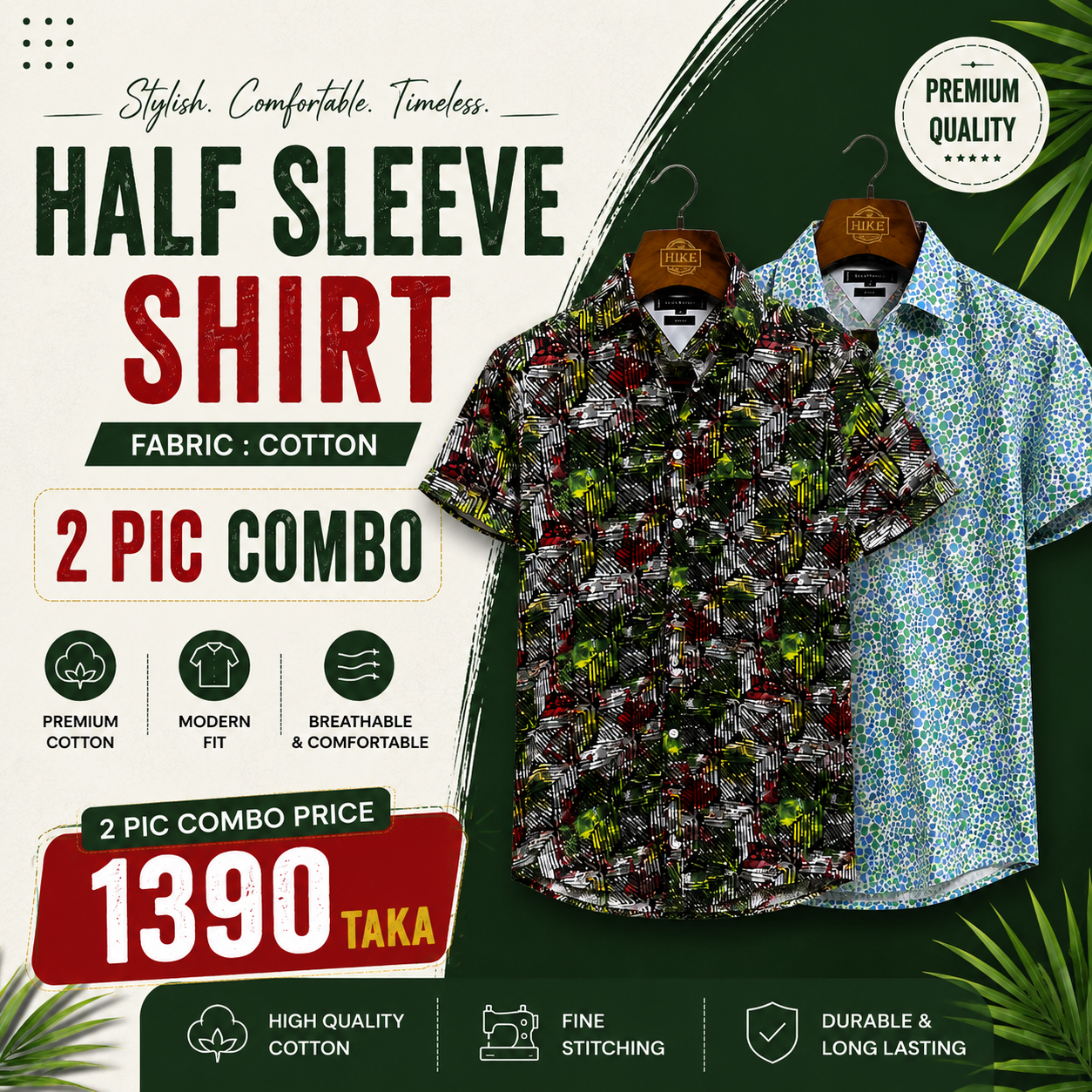 Product name: Half sleeve shirt :  fabric cotton